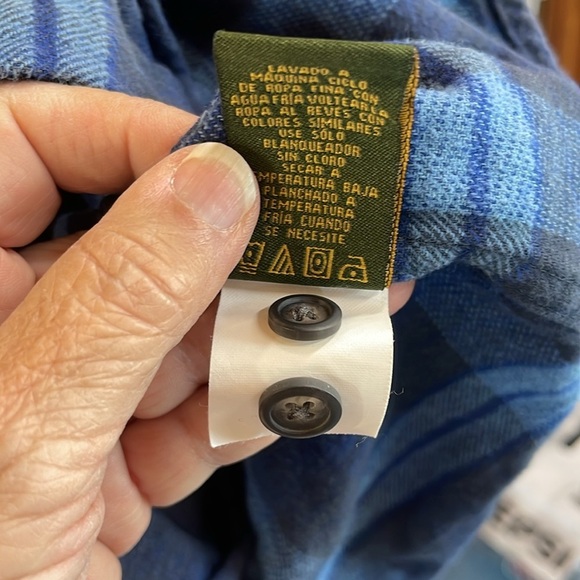 Anchorage Expedition Shacket Flip Cuffs Mens Sz M Flannel‎ Shirt Bluestone, - Picture 8 of 16